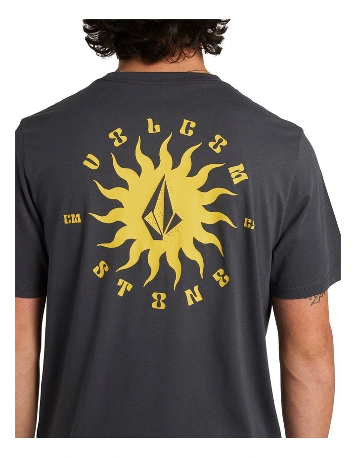 Rayz Short Sleeve T-Shirt in Black image 4