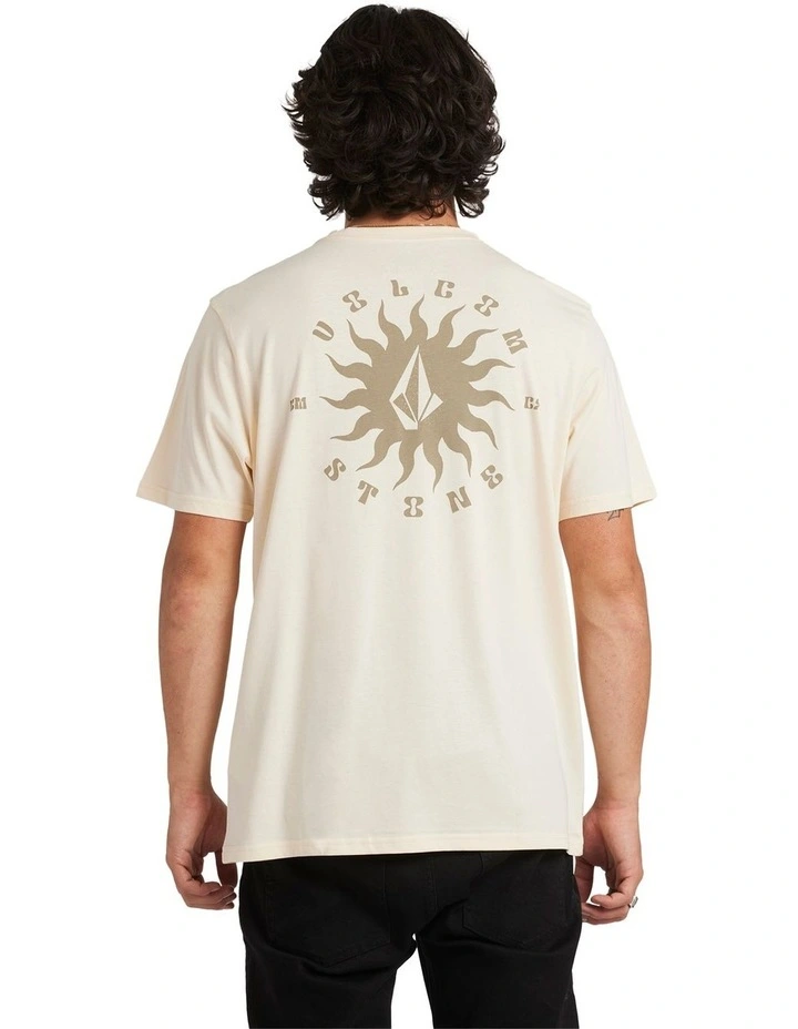 Rayz Short Sleeve T-Shirt in Sand image 2