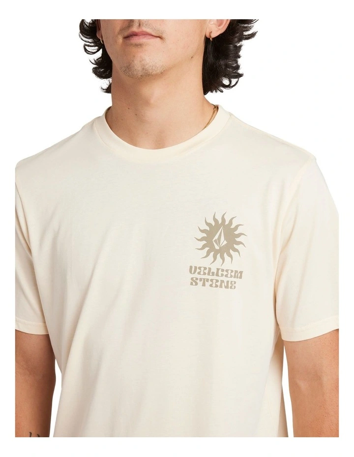 Rayz Short Sleeve T-Shirt in Sand image 4