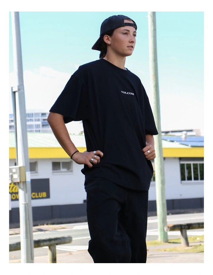 Loose T-shirt in Black image 3