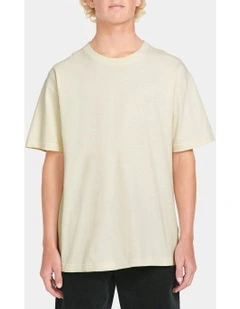 Solid Loose T-Shirt in Cream