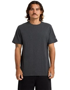 Aus Solid Short Sleeve T-Shirt in Grey