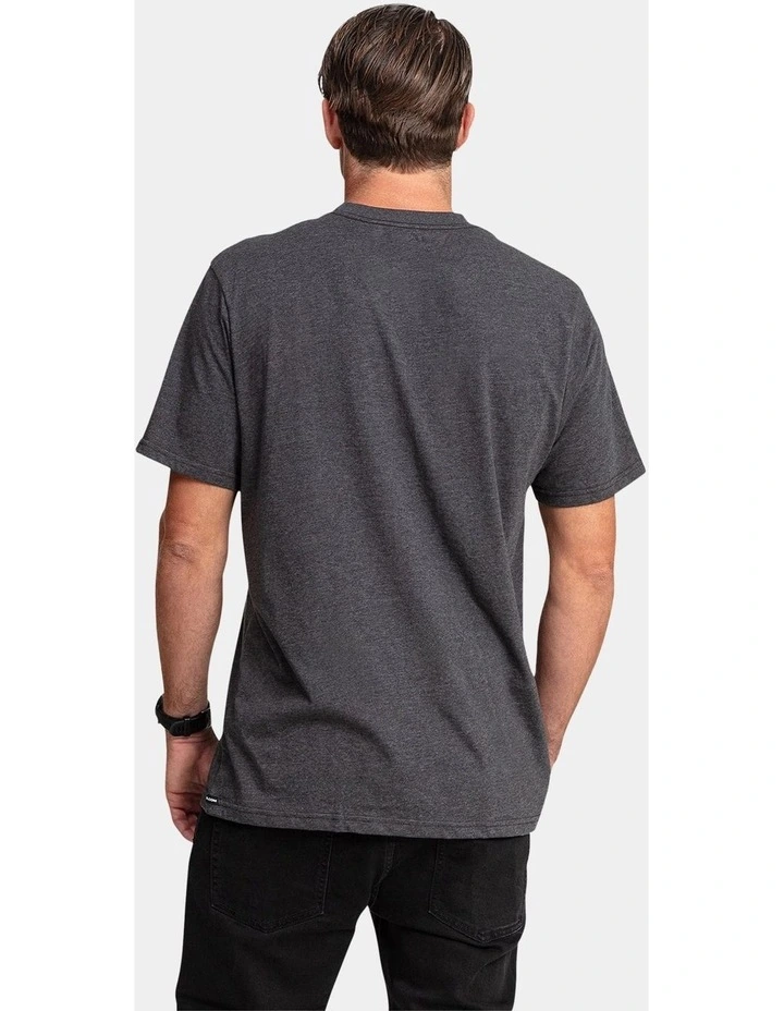 Aus Solid Short Sleeve T-Shirt in Grey image 2
