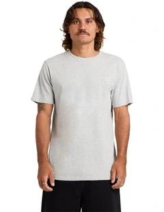Aus Solid Short Sleeve T-Shirt in Grey