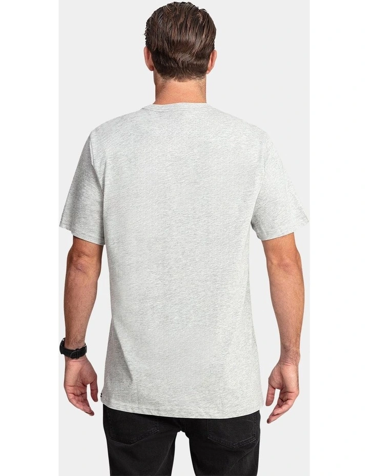 Aus Solid Short Sleeve T-Shirt in Grey image 2