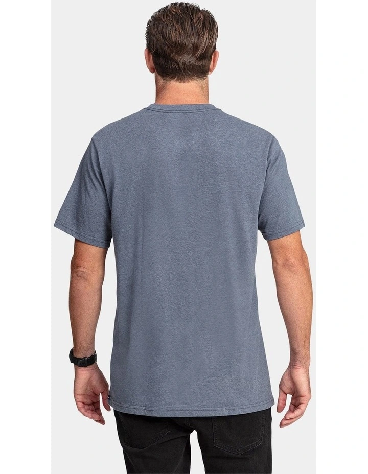 Aus Solid Short Sleeve T-Shirt in Navy image 2