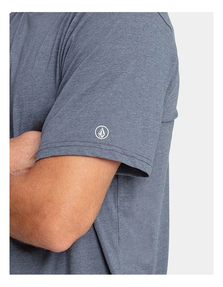 Aus Solid Short Sleeve T-Shirt in Navy image 4
