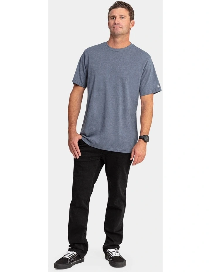 Aus Solid Short Sleeve T-Shirt in Navy image 5