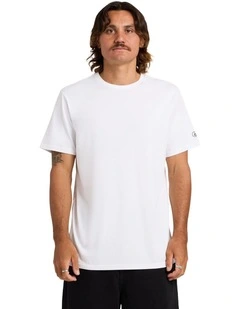Aus Solid Short Sleeve T-Shirt in White