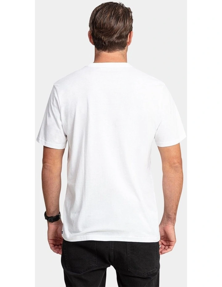 Aus Solid Short Sleeve T-Shirt in White image 2