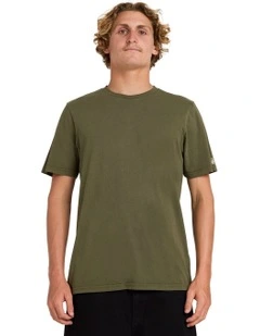 Aus Wash Short Sleeve T-shirt in Green