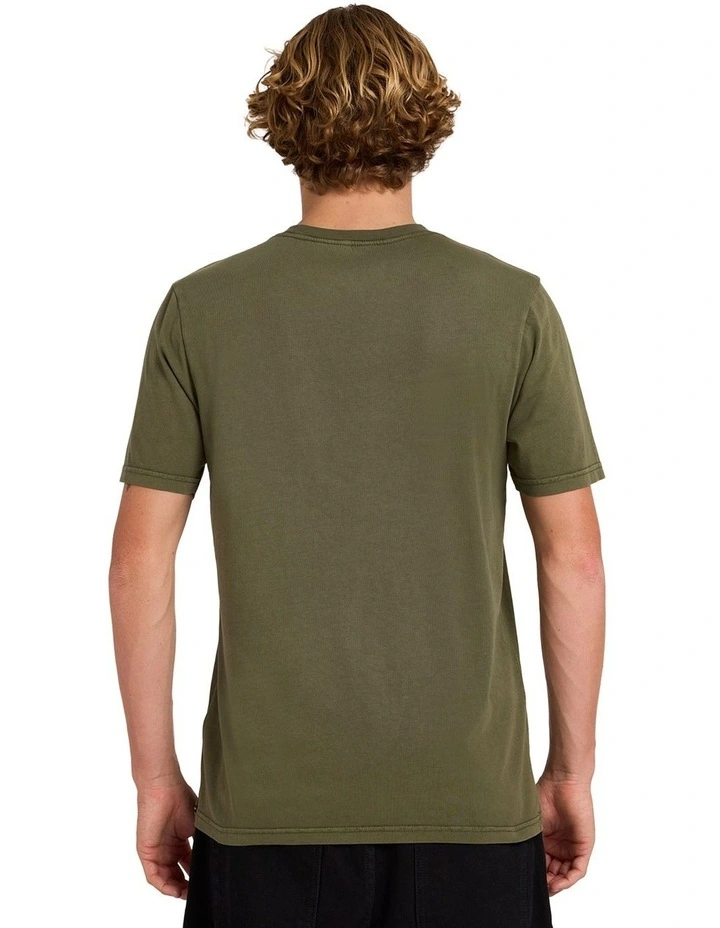 Aus Wash Short Sleeve T-shirt in Green image 2