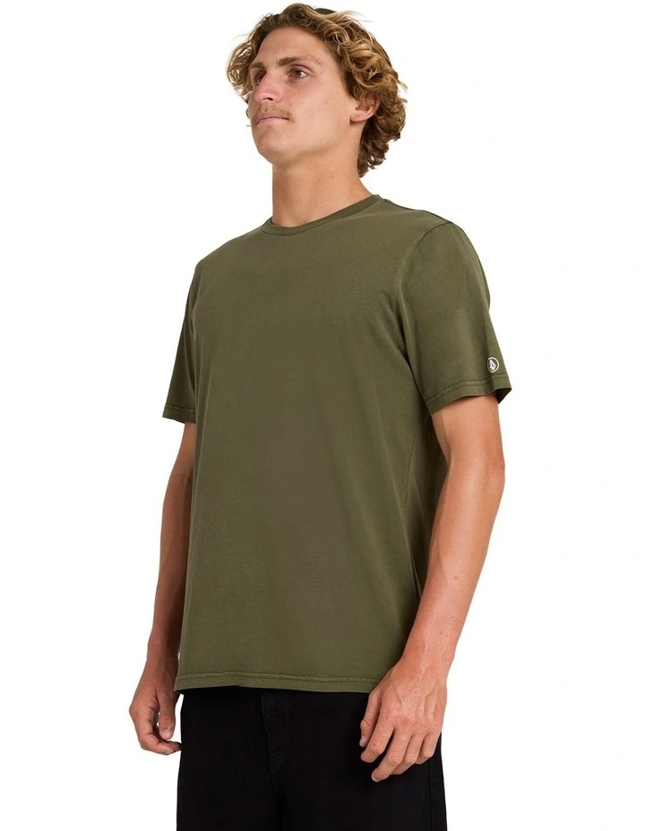 Aus Wash Short Sleeve T-shirt in Green image 3