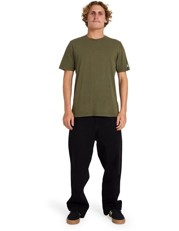 Aus Wash Short Sleeve T-shirt in Green image 4