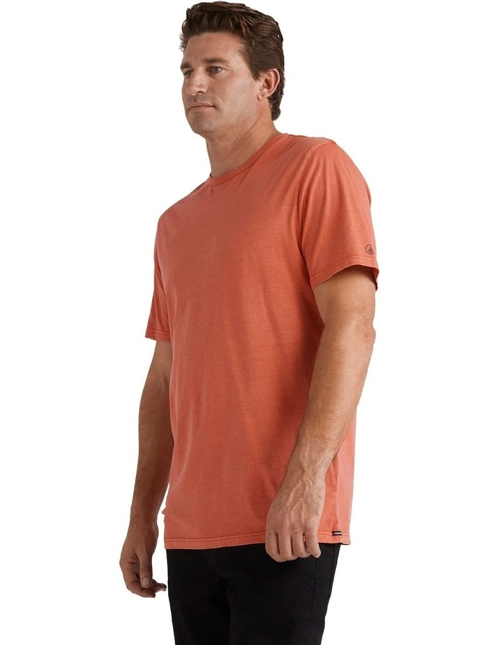 Aus Wash Short Sleeve T-Shirt in Red image 3