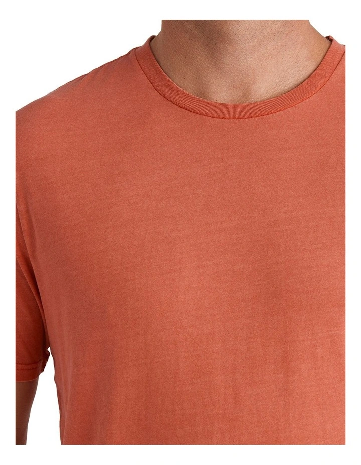 Aus Wash Short Sleeve T-Shirt in Red image 4