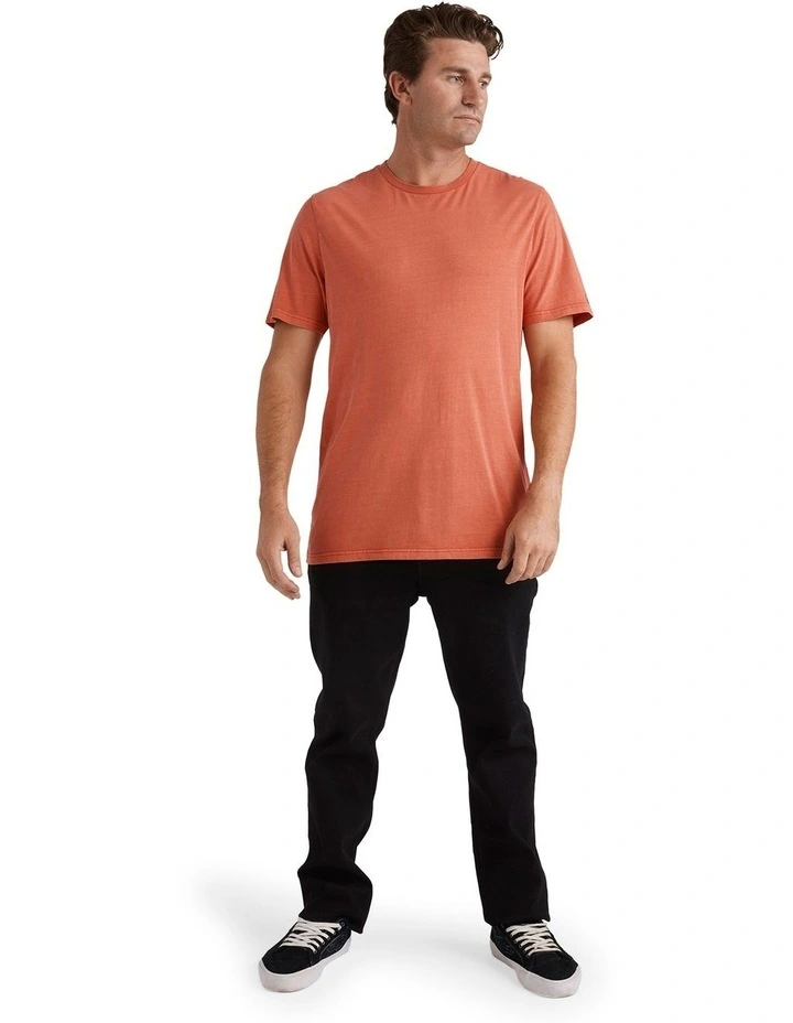 Aus Wash Short Sleeve T-Shirt in Red image 5