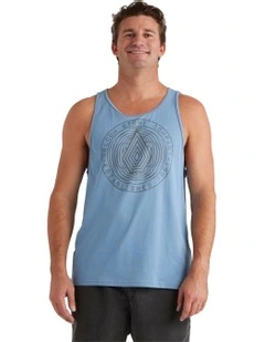 Vortexed Tank Top in Blue