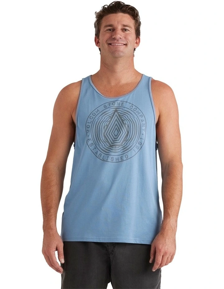 Vortexed Tank Top in Blue image 1