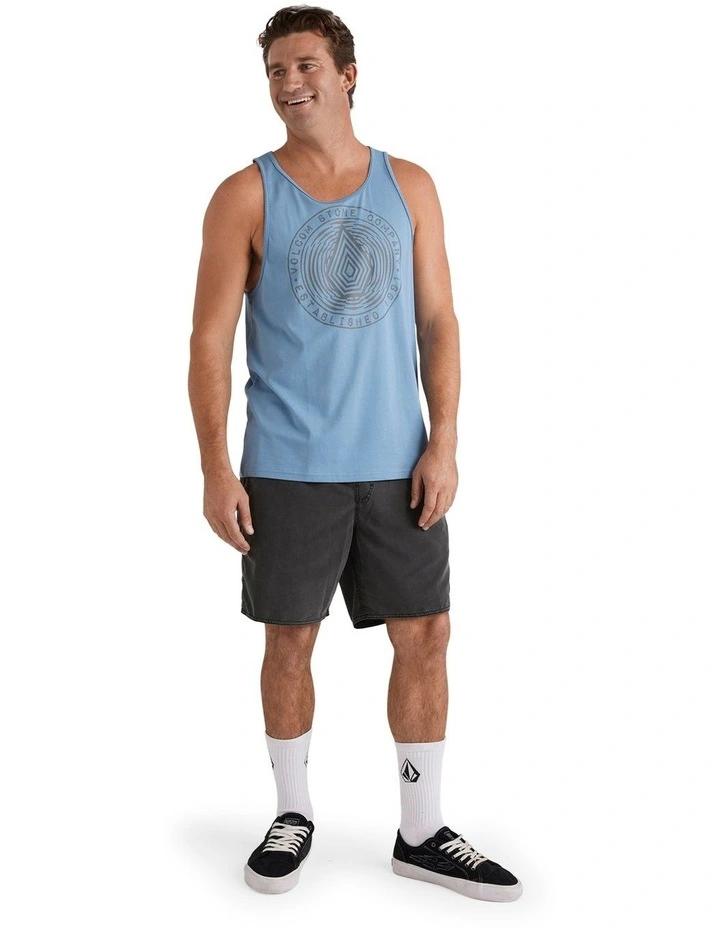 Vortexed Tank Top in Blue image 4