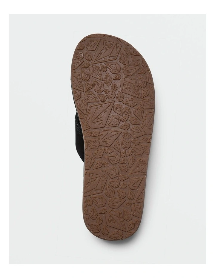 Recliner Sandal in Black image 3