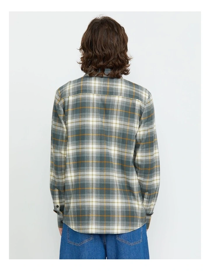 Caden Plaid Long Sleeve Shirt Grey image 2