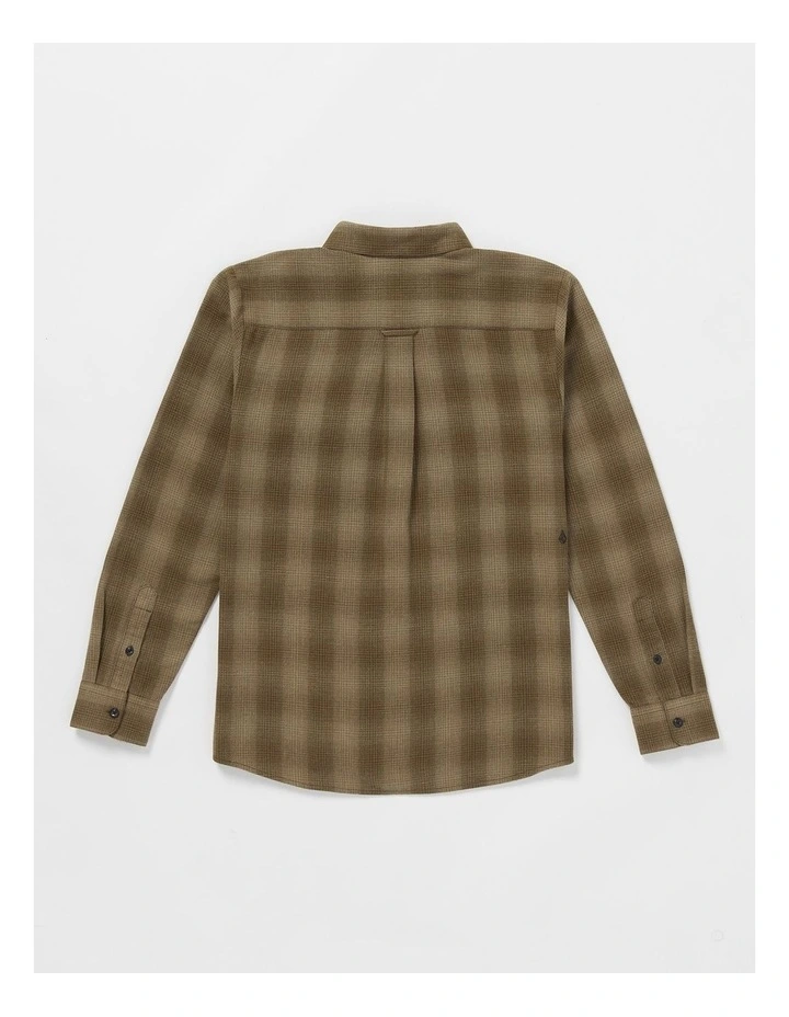 Shadowstone Flannel Long Sleeve Shirt Brown image 2