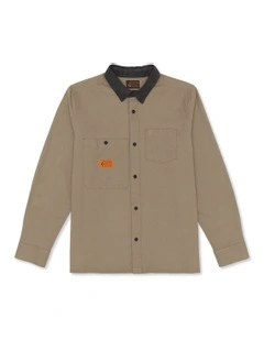 Debasser Long Sleeve Shirt in Brown