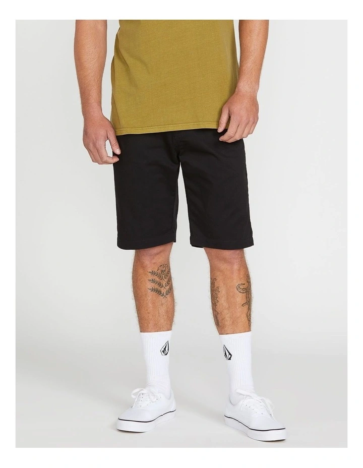 V Monty Chino Shorts 22 Inch in Black image 1