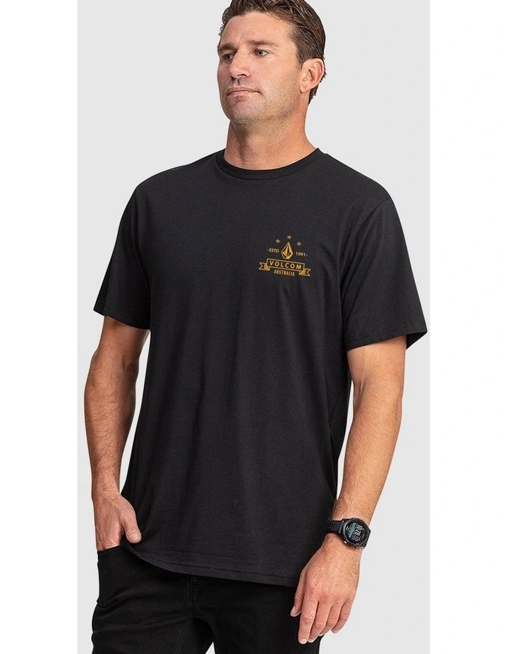 Volkomoala Short Sleeve T-Shirt in Black image 1