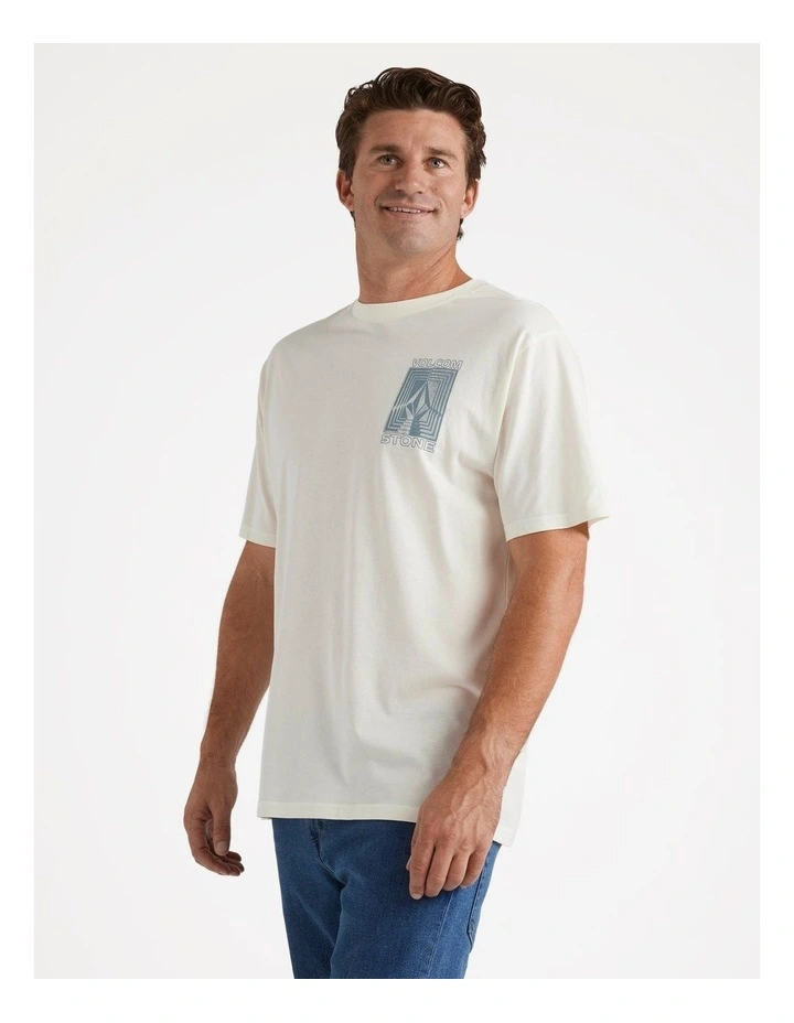 Reflectioner Short Sleeve T-Shirt in White image 3
