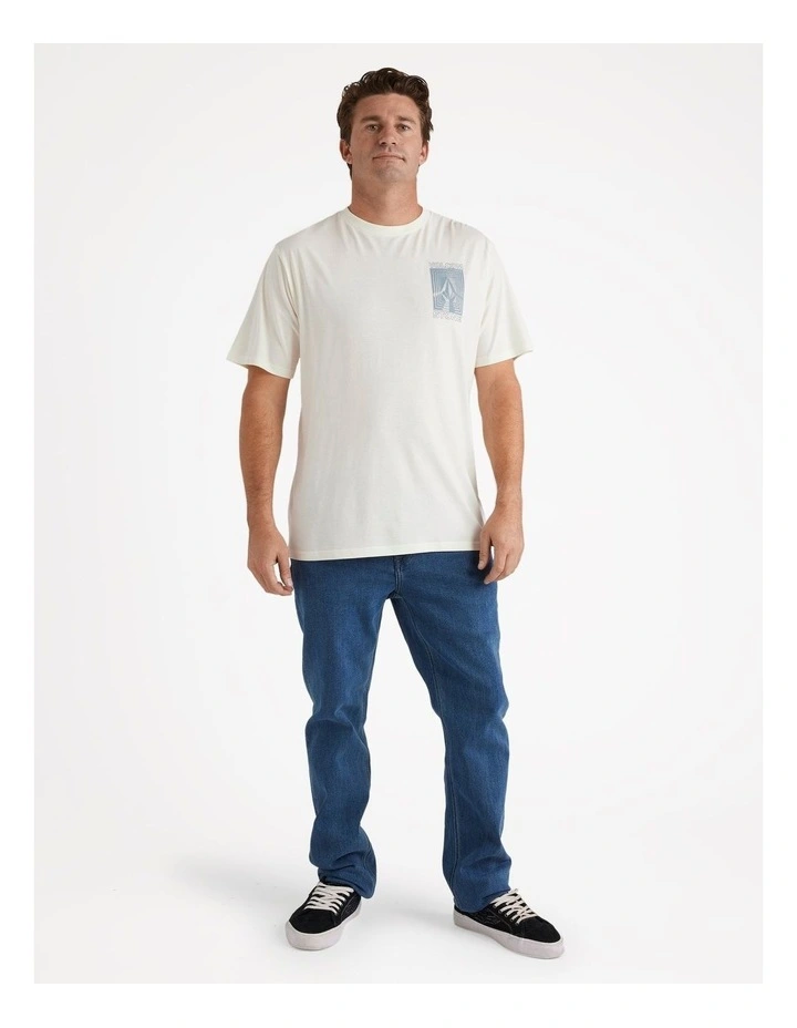 Reflectioner Short Sleeve T-Shirt in White image 4