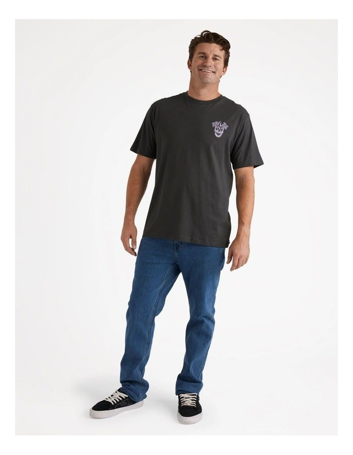 Rawled Short Sleeve T-Shirt in Black image 4