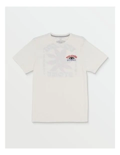 Stone Spectacle Short Sleeve T-shirt in White