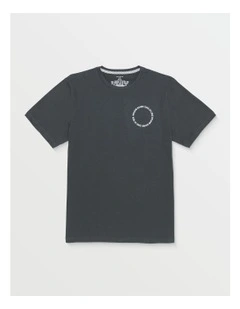 Cylinderz Short Sleeve T-Shirt in Black