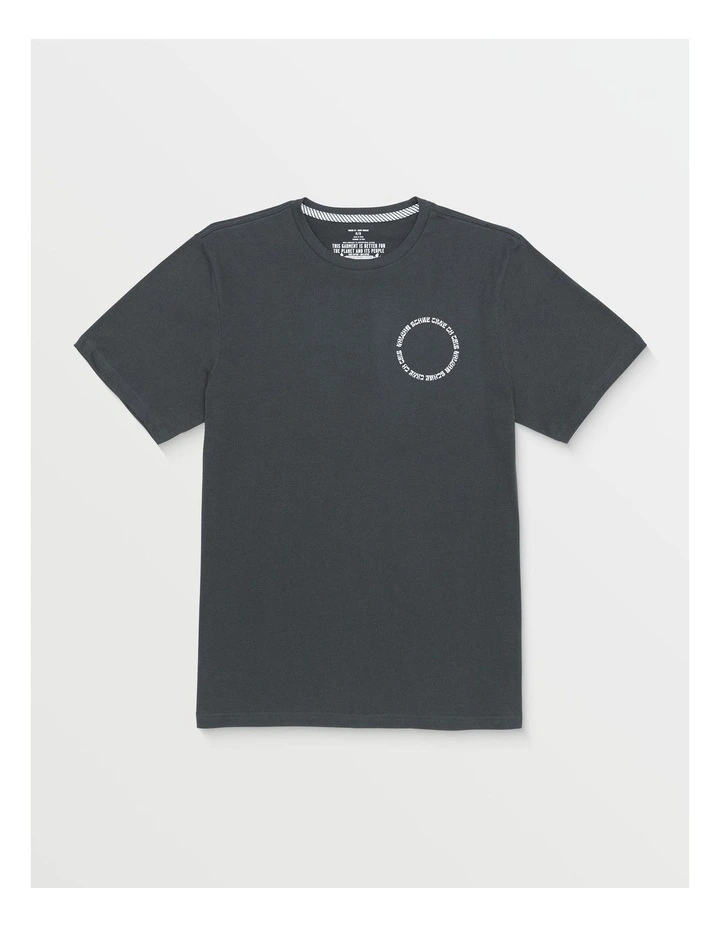 Cylinderz Short Sleeve T-Shirt in Black image 1