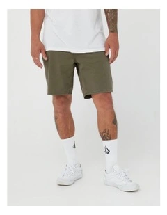 V Kinkade Light Weight Shorts in Green