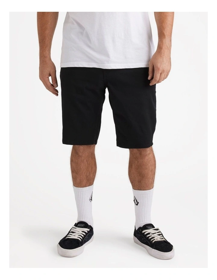Solver Light Weight Shorts in Black image 1