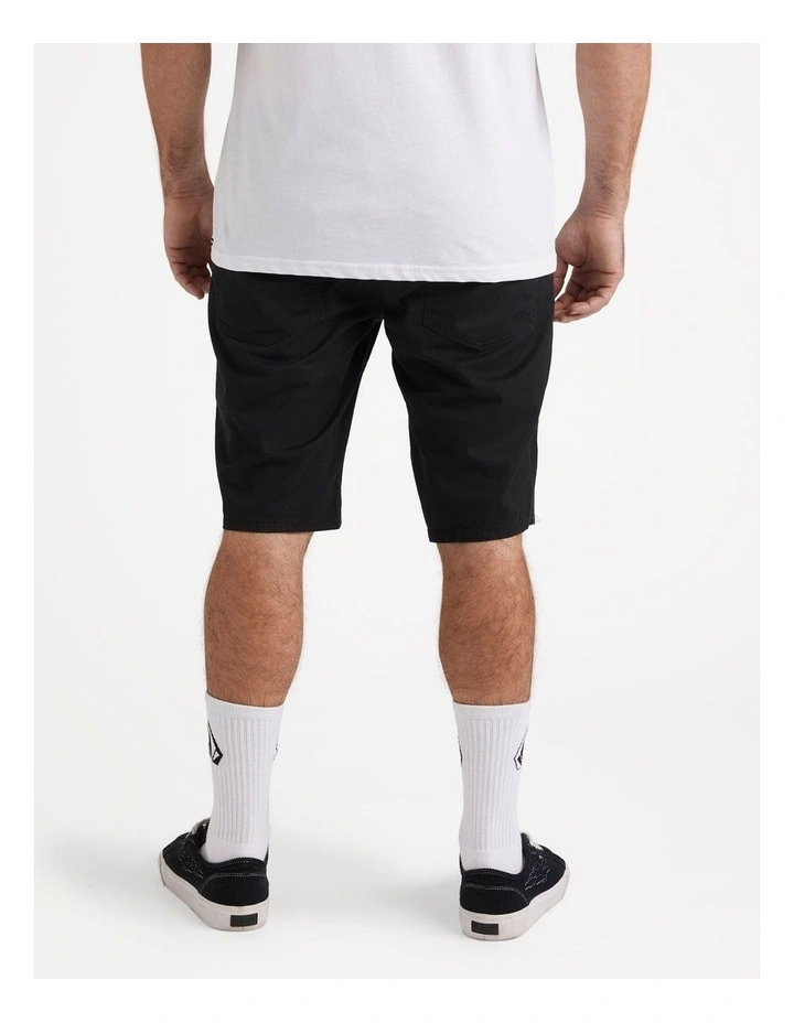 Solver Light Weight Shorts in Black image 2