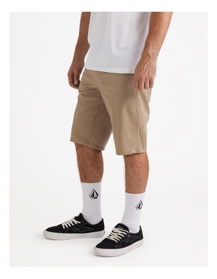 V Solver Light Weight Shorts in Green image 3