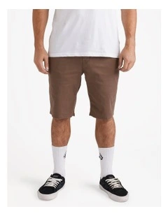 V Solver Light Weight Shorts in Mushroom