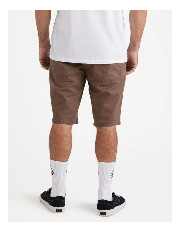 V Solver Light Weight Shorts in Mushroom image 2