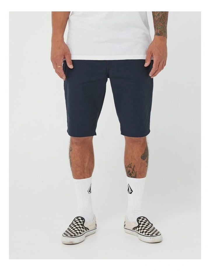 V Solver Light Weight Shorts in Blue image 1