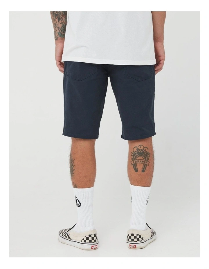 V Solver Light Weight Shorts in Blue image 2