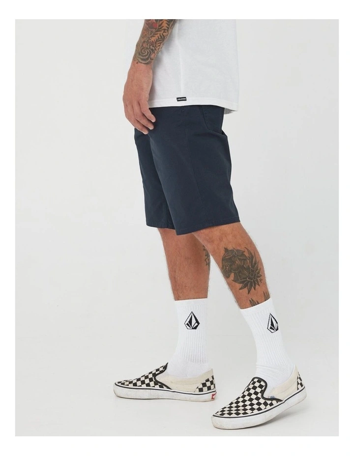 V Solver Light Weight Shorts in Blue image 3