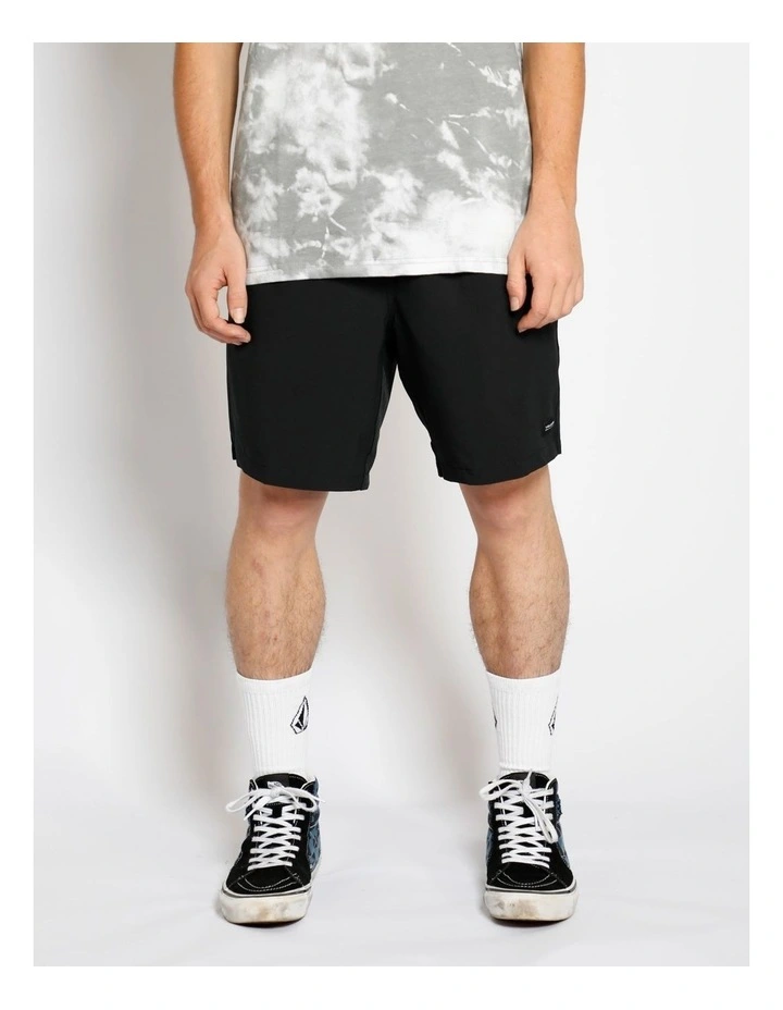 Stones Hybrid Shorts 18 Inch in Black image 1