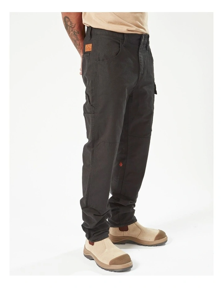 Workwear Caliper Pants in Black image 3