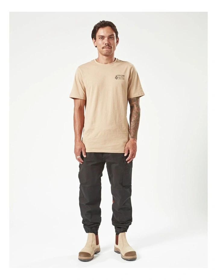 Caliper Cuffed Pants in Black image 4