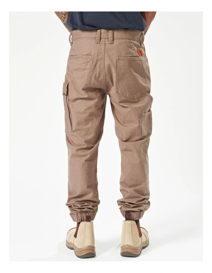 Caliper Cuffed Pants in Brown image 2