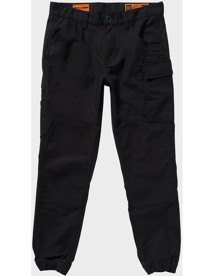 Caliper II Cuff Work Pants in Black image 1
